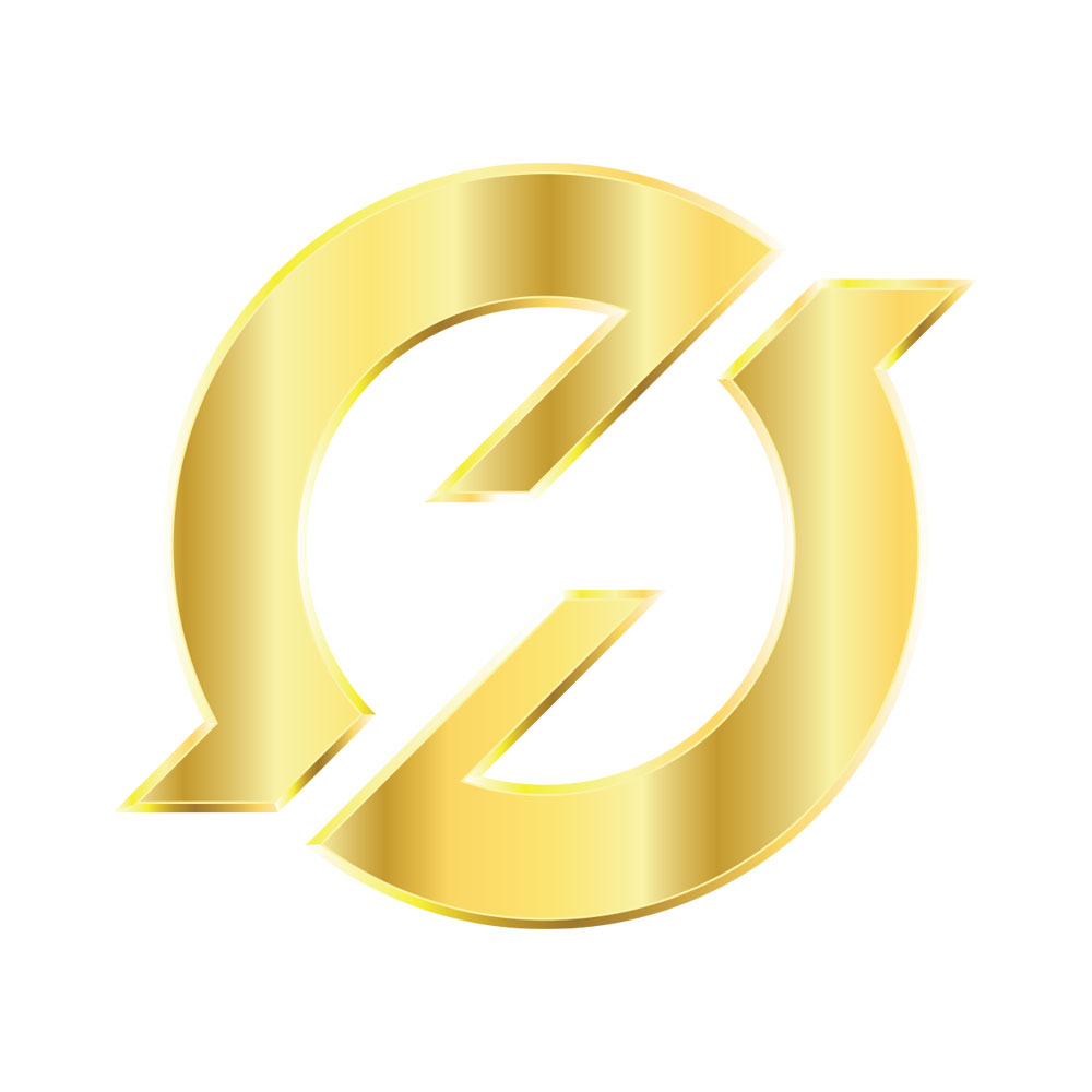 Gold Plated 3D Metal Logo