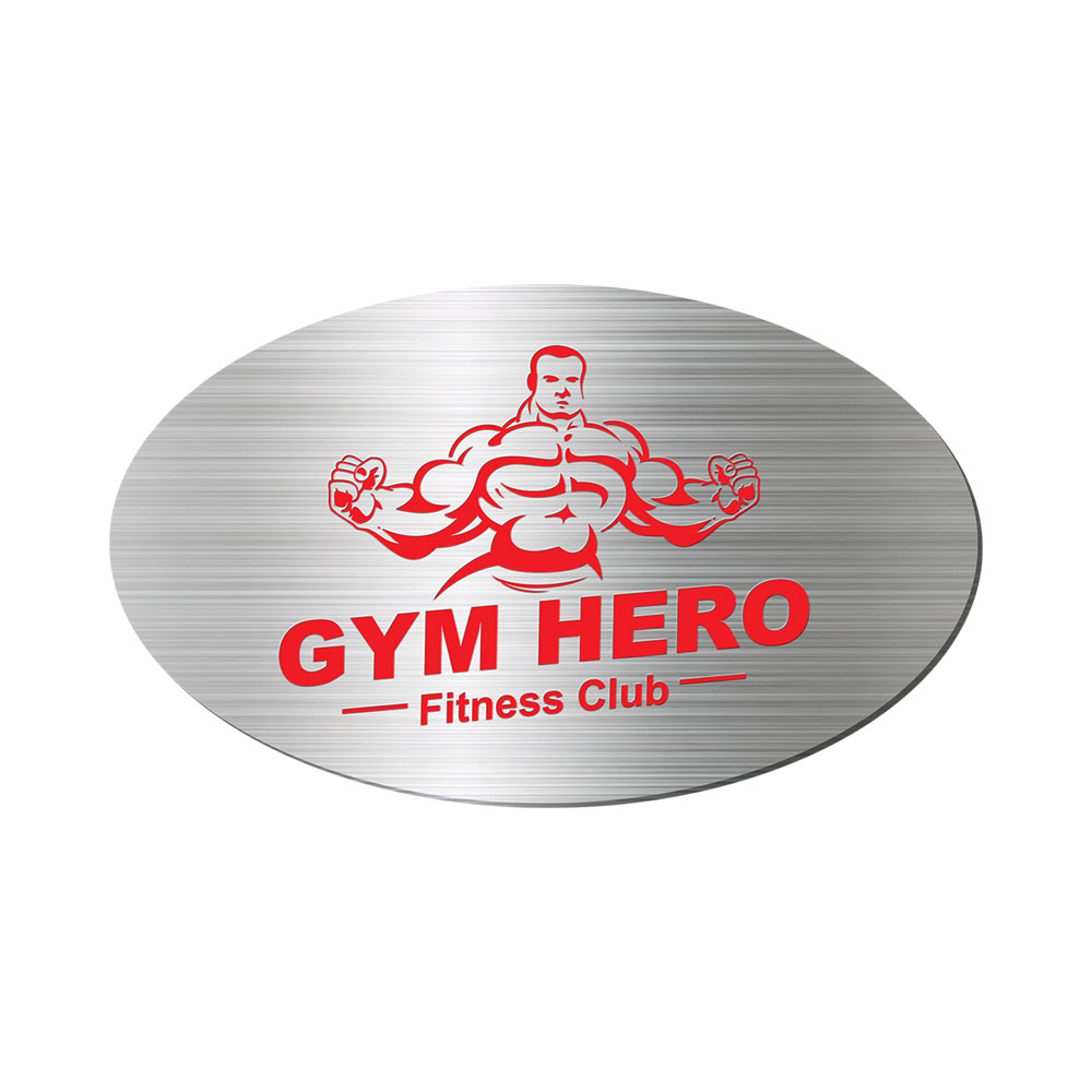 Gym Metal Badge